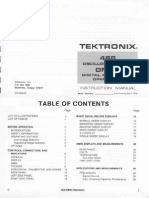 Tektronix-465 Instruction Manual