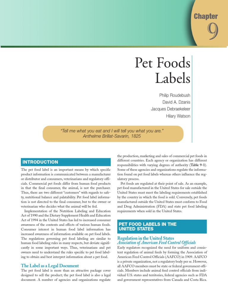 Small Animal Clinical Nutrition | Nutrition Facts Label | Dog Food