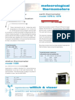 Meteorological Thermometers