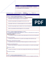 Fundamentos de Economia - (7) - AV1 - 2011.3