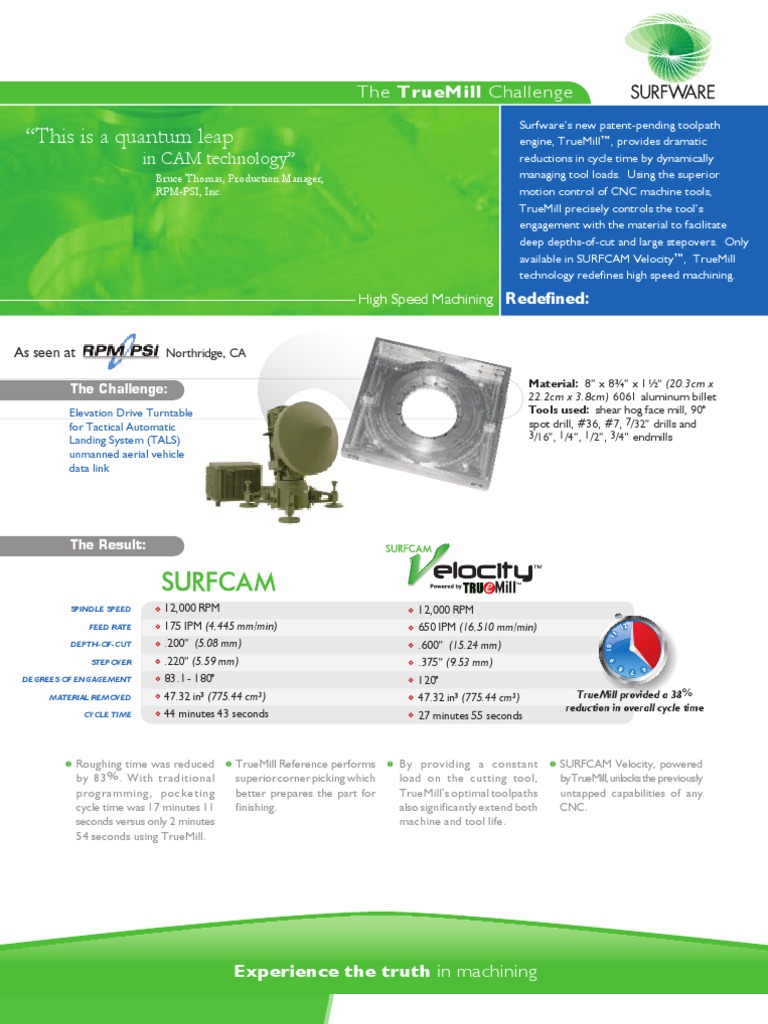 TMSellsheet RPM | PDF | Numerical Control | Machining