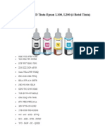 Serial Number Tinta Epson L800