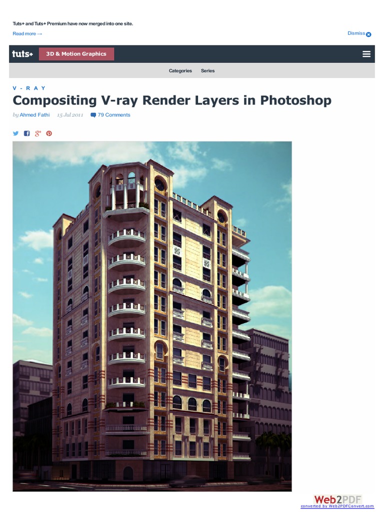 Vray Photoshop Compositing | PDF | Adobe Photoshop | Computer Vision