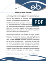 Teoria Da Margem de Aprecia o Direito Internacional