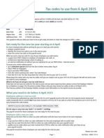 P9X_2015_ Tax Codes HMRC