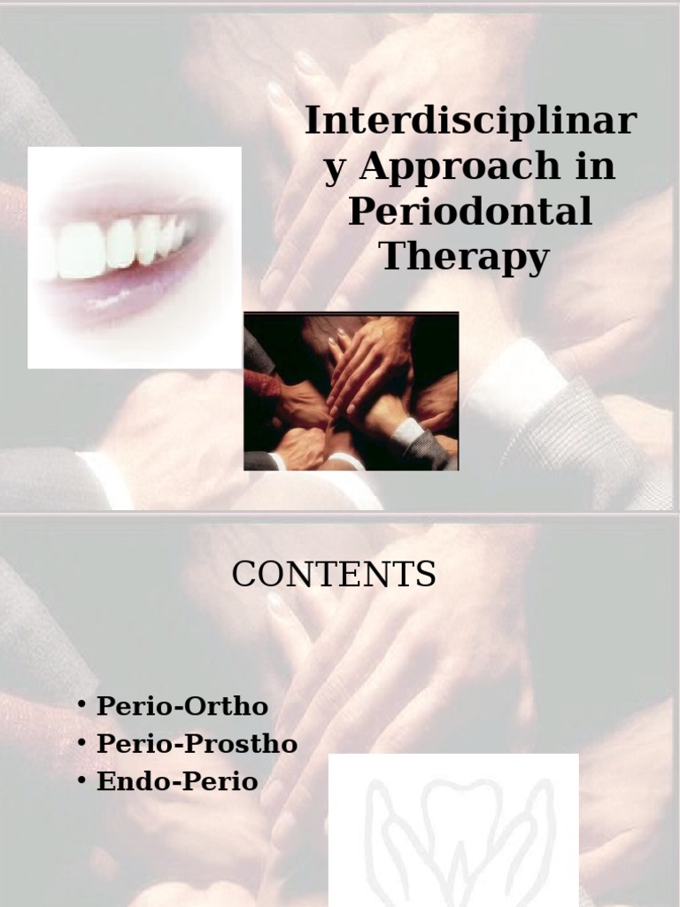 Interdisciplinary Approach in Periodontal Therapy PDF Dental