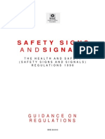Safety Signs & Signals Regs 1996