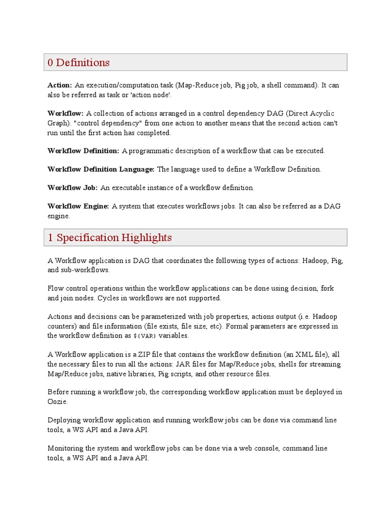 Oozie Tutorial PDF Command Line Interface Apache Hadoop
