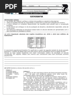 Banco de Questoes Geografia i Ano Ok