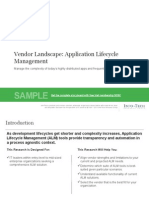 It Application Lifecycle Management Vendor Landscape Storyboard Sample