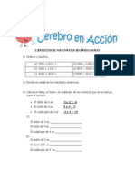 Ejercicios de Matematica Segundo Grado