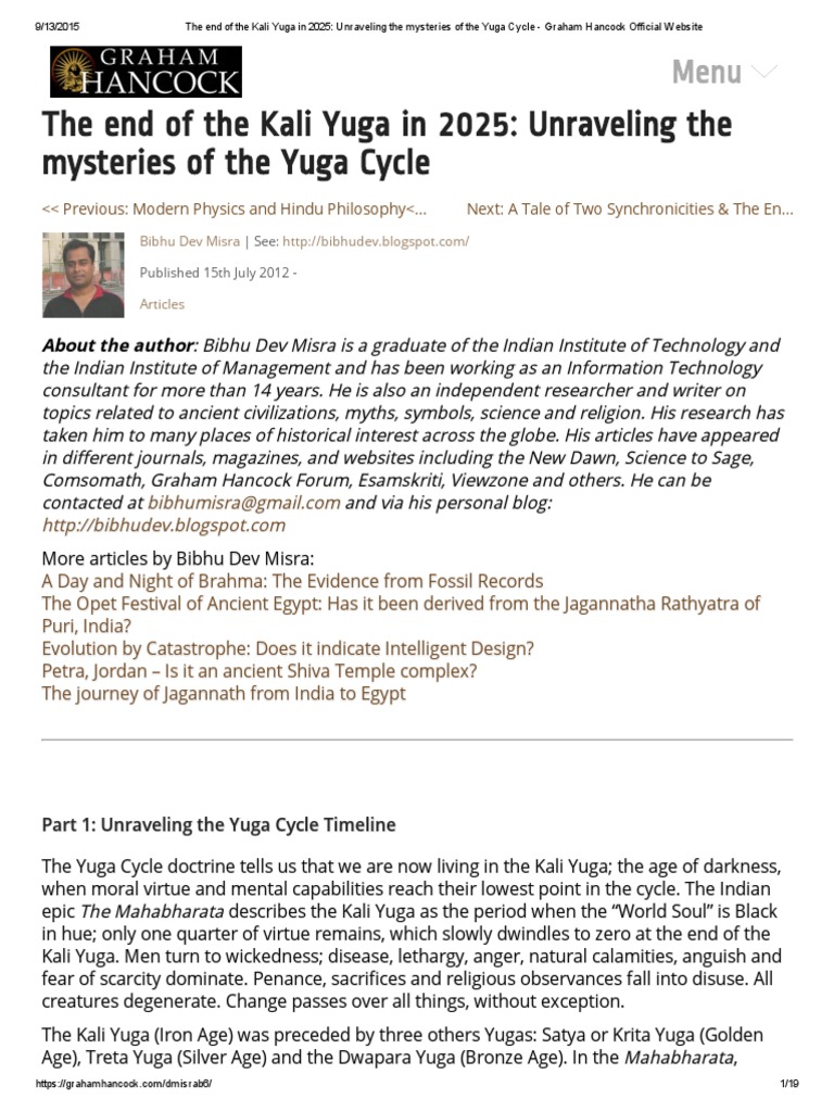 Kali Yugas Influence January 15 2024 Explained - ogepsh6