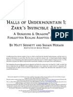 ADAP4-7 Halls of Undermountain 1 - Zarrs Invincible Army