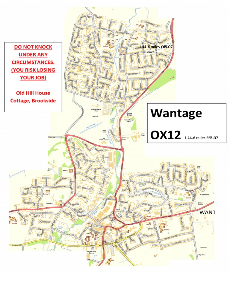 Wantage Delivery Details and Warning | PDF