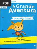A Grande Aventura Caderno de Fichas Português 1ºAno