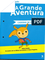 A Grande Aventura Caderno de Fichas Português 1ºano