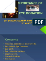 Imortance of Eye Donation