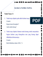 Tanda Baca Tanda Tanya Dalam Bahasa Indonesia