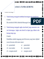 Tanda Baca Tanda Kurung Dalam Bahasa Indonesia