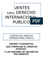 Derecho Internacional Publico. Fuentes 