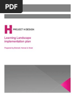 Learning Landscape Implementation Plan