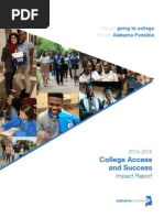 Download 2015 Alabama Possible College Access and Success Impact Report by Alabama Possible SN282738410 doc pdf