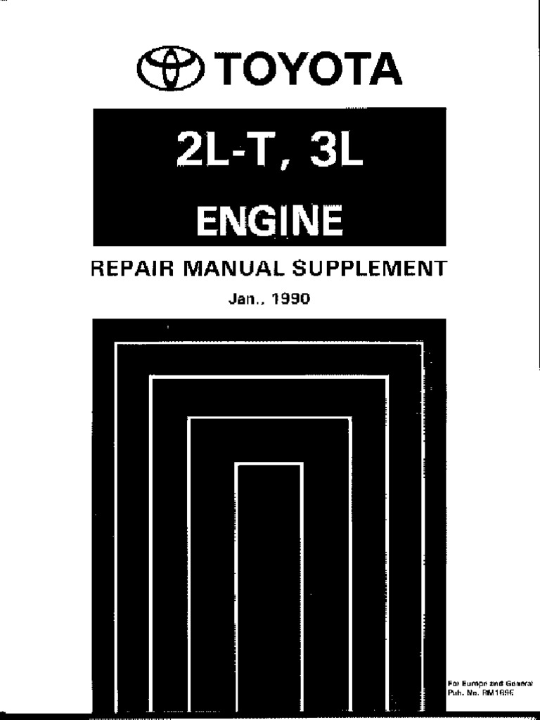 Toyota 2l 3l - Manual de Motor | PDF