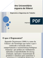 Apresentação - Ergonomia e Segurança Do Trabalho-Aula1ppt