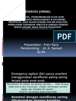 Diskusi Jurnal Ketamin Propofol Pediatric Anestesi