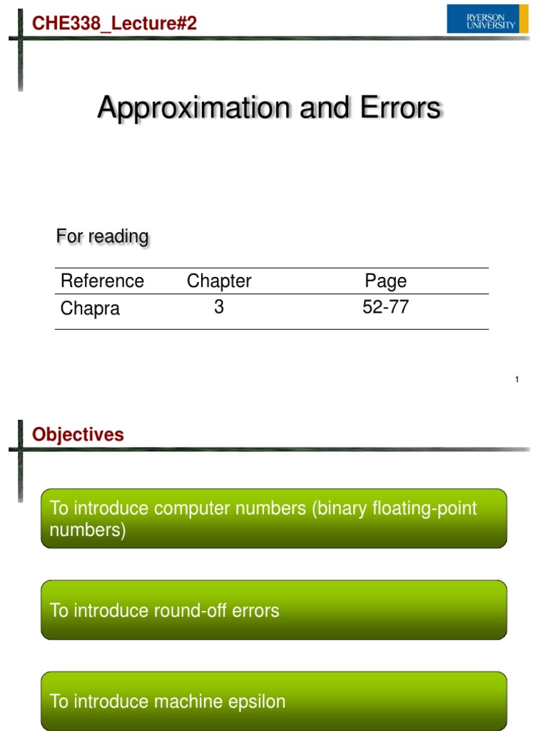 Approximation and Errors in Computation | PDF | Significant Figures ...
