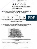 (1825) Lexiconul de La Buda