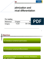 (11.) Optimization and Numerical Differentiation