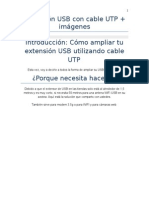 Extensión USB Con Cable UTP