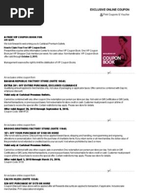 Premium Outlets_ VIP Shopper Club _ Print Coupons