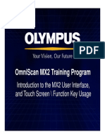 MX2 Training Program 3 MX2 Touchscreen and User Interface