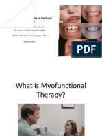 A Pediatric Dentist Guide To Orofacial Myology PDF