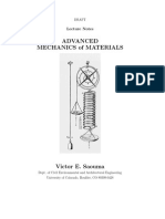 Advanced Mechanics of Materials - Saouma