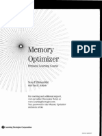 Paul Scheele & Vera Birkenbihl - Memory Optimizer - Manual