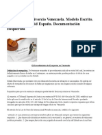 Exequatur de Divorcio Venezuela