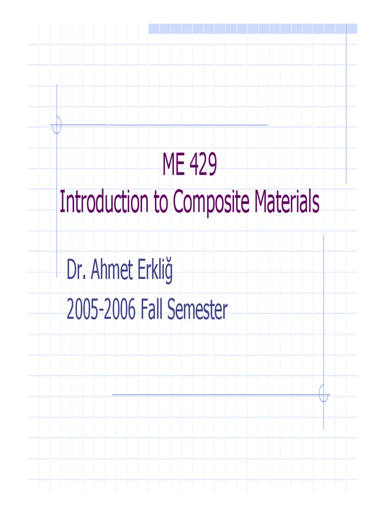 Introduction to Composite Materials | PDF | Composite Material | Fiberglass