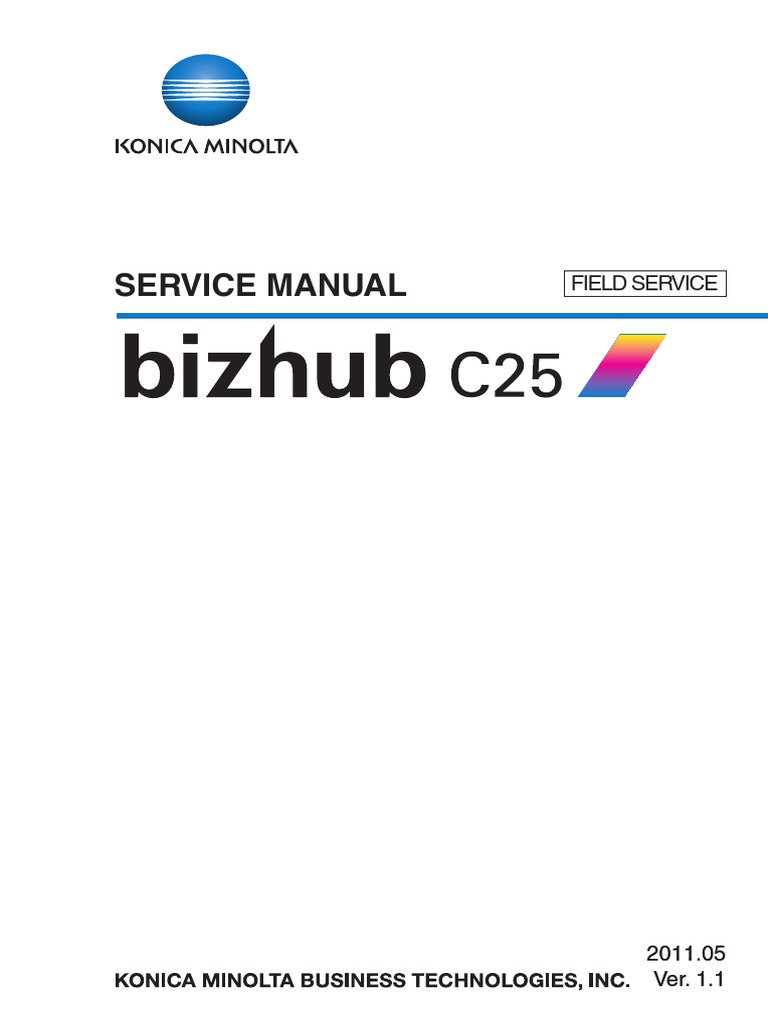 Konica-Minolta Bizhub C25 fsm.pdf | Ac Power Plugs And Sockets | Electrical