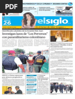 Edición Impresa El Siglo 26-09-2015