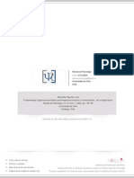 El Aprendizaje Organizacional Desde Una Perspectiva Evolutiva y Constructivista de La Organización