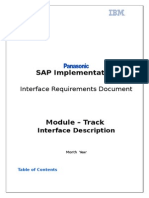 Interface Requirement Document