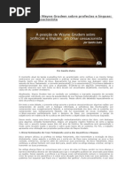 A Posição de Wayne Grudem Sobre Profecias e Línguas - Um Olhar Cessacionista