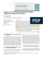 Method for Determining the Parameters of Surface