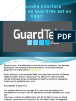 La Nouvelle Interface Graphique de GuardTek Est en Ligne!