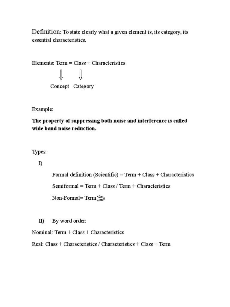 Understanding Element Definitions and Types | PDF | Teaching Methods ...
