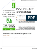 Download Top 110 Free Proxy Sites Best Free Proxy Servers List 2015 by asura22nov SN282793717 doc pdf