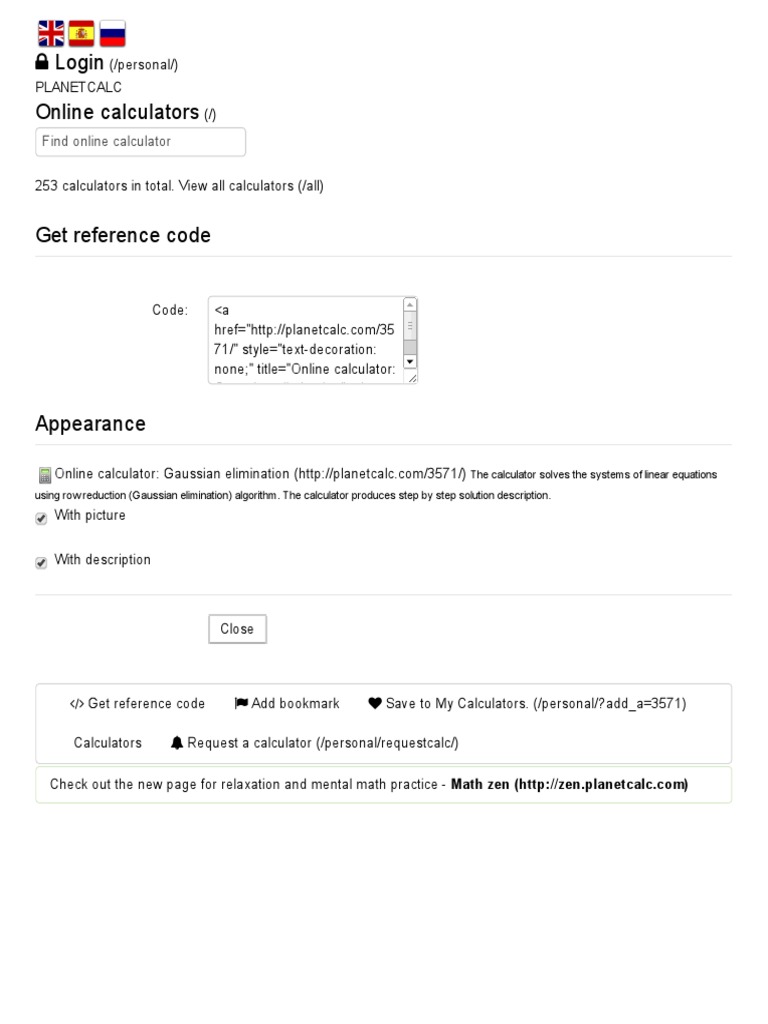 Online Calculator Gaussian Elimination PDF Mathematical Objects